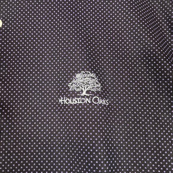 Turtleson Shirt Mens XL Tour Performance Golf Polo Houston Oaks Country Club - Picture 3 of 7